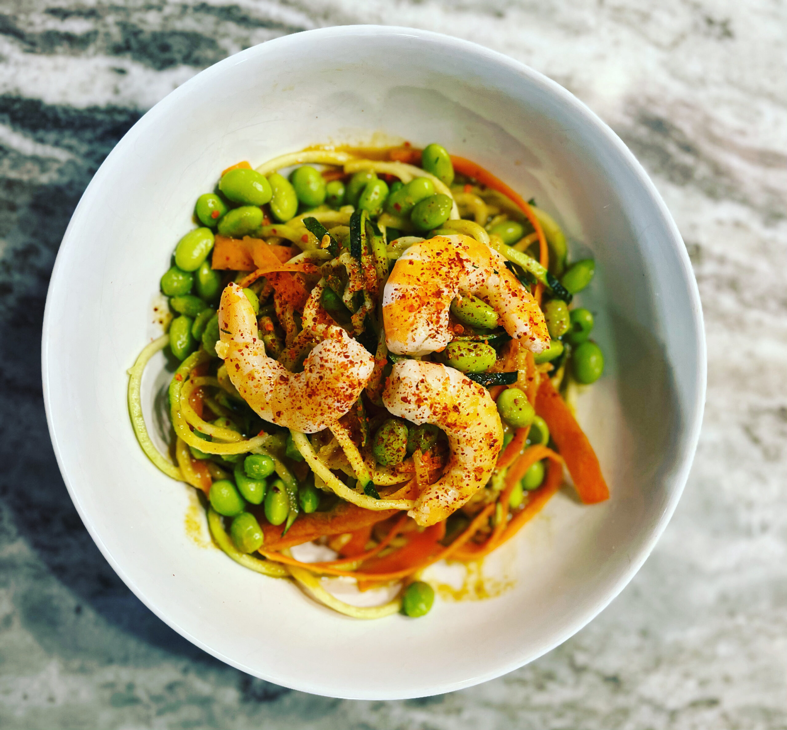 Thai Shrimp Zoodles