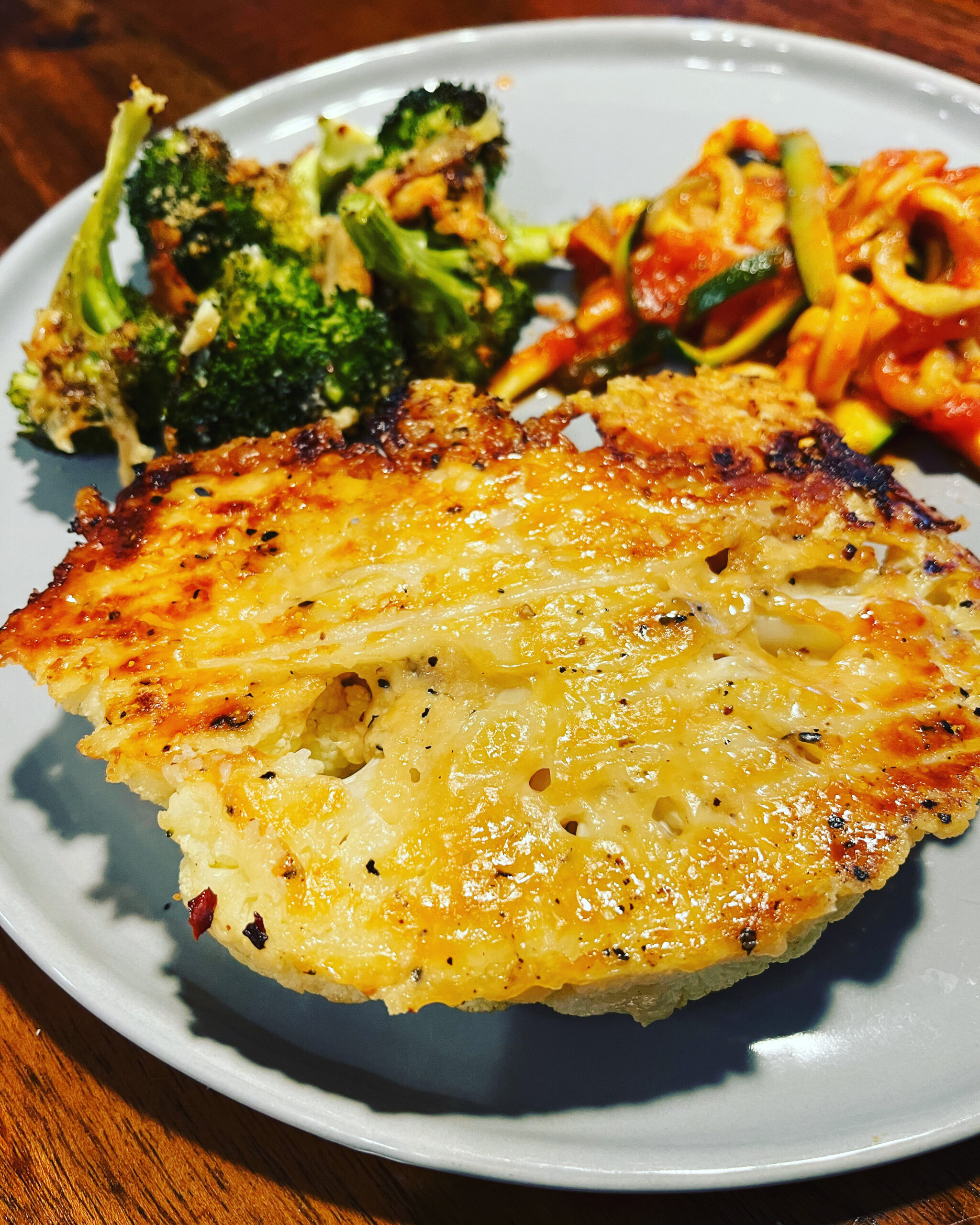 Parmesan Crusted Cauliflower Steak 