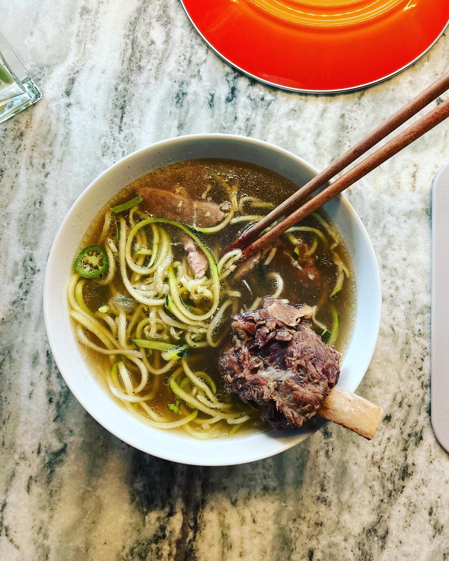 Beef Pho with Zoodles